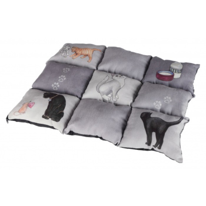 Подстилка"Patchwork Cat", 55х45см,,  серый